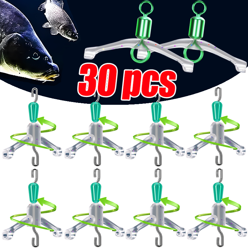 Freshwater Line - Fishing Hook Antiwinding Sinker Elastic Separator