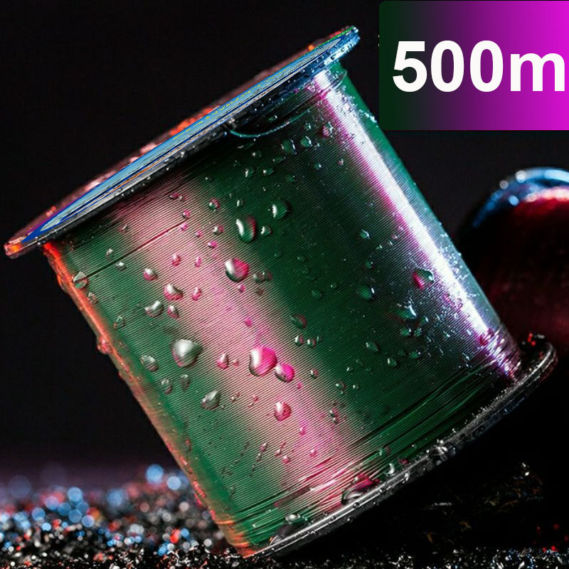 Monofilament Line - 500m Color Changing Fishing Line Fluorocarbon