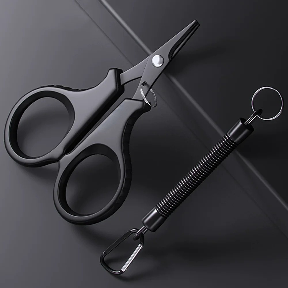 Fishing Line Cutter - 1set Titanium Coating Stainless Steel Fishing