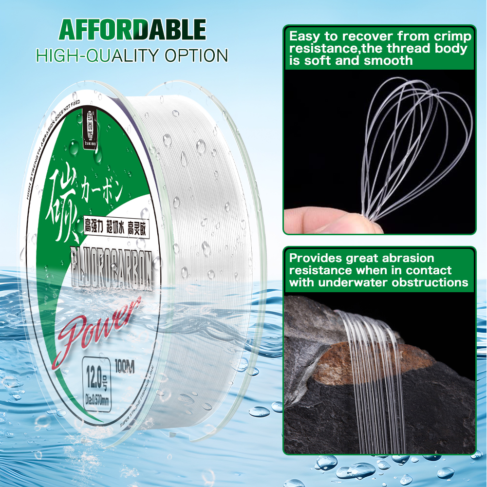 ZUKIBO 50m 100m 100% Fluorocar - Fluorocarbon Line recensione e prezzo