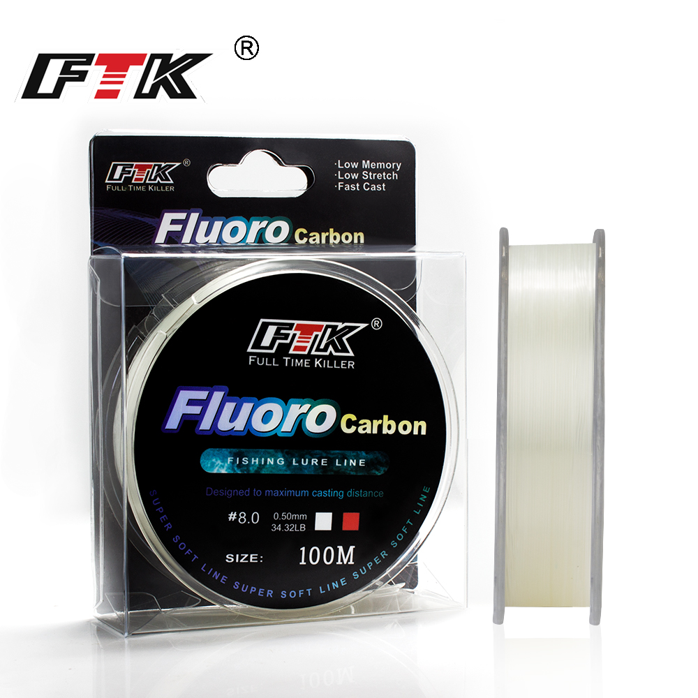 FTK 100m 4.13-34.32LB Fluoroca - Fluorocarbon Line recensione e prezzo