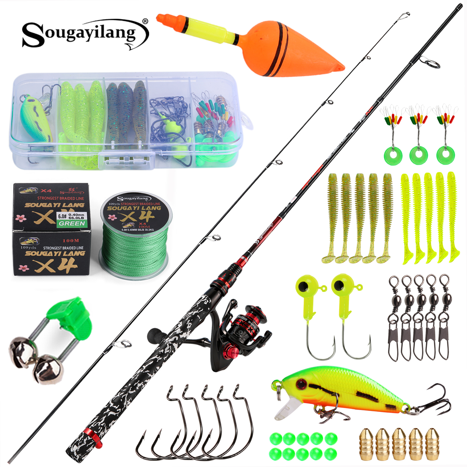 Sougayilang Spinning Fishing R - Freshwater Line recensione e prezzo