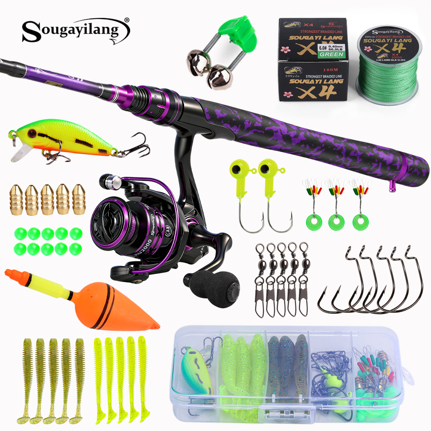 Sougayilang Spinning Fishing R - Freshwater Line recensione e prezzo