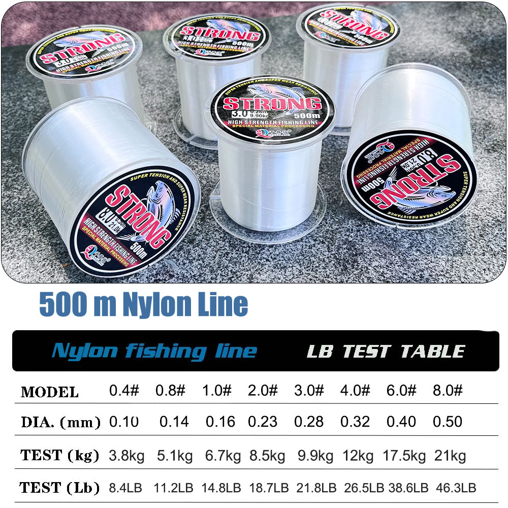 Limnoid 500m Nylon Fishing Lin - Fluorocarbon Line recensione e prezzo