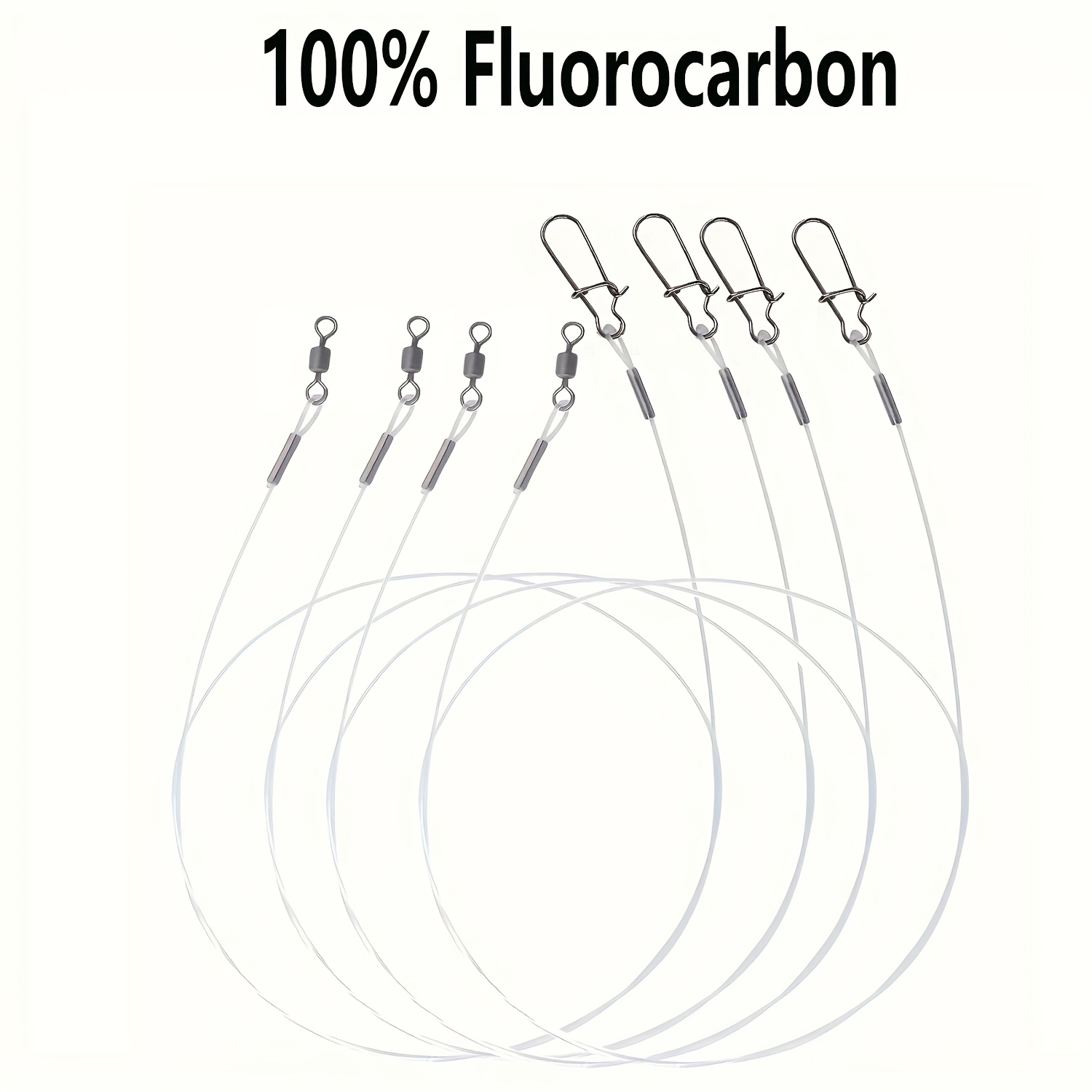 12Pcs 100% Fluorocarbon Fishin - Copolymer Line recensione e prezzo