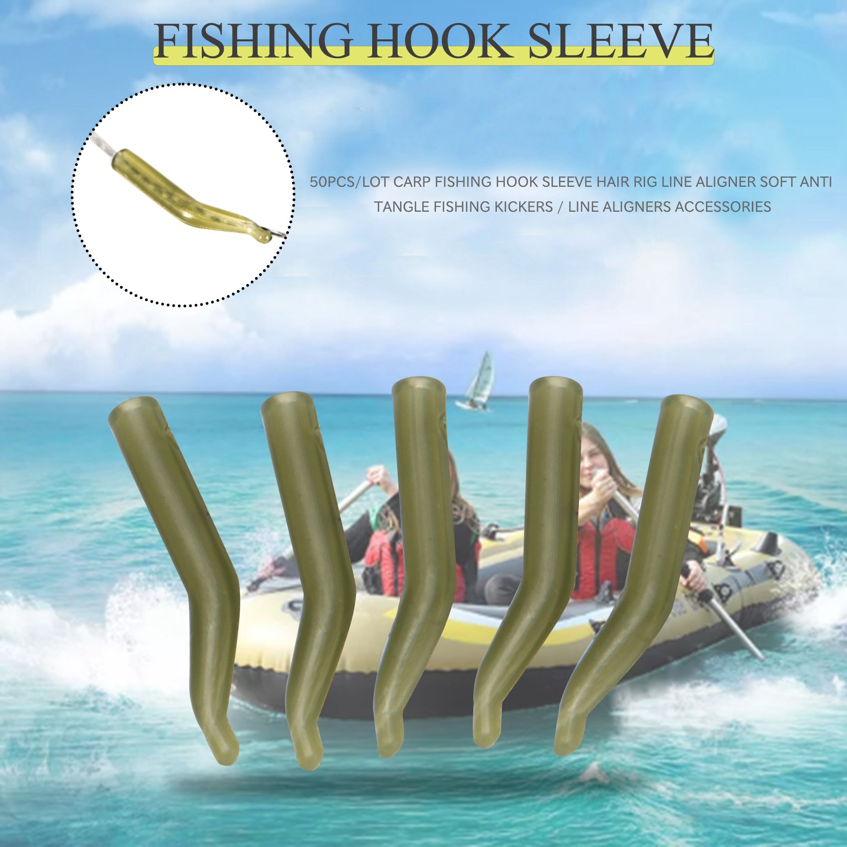 50Pcs/Lot Carp Fishing Hook Sl - Monofilament Line recensione e prezzo