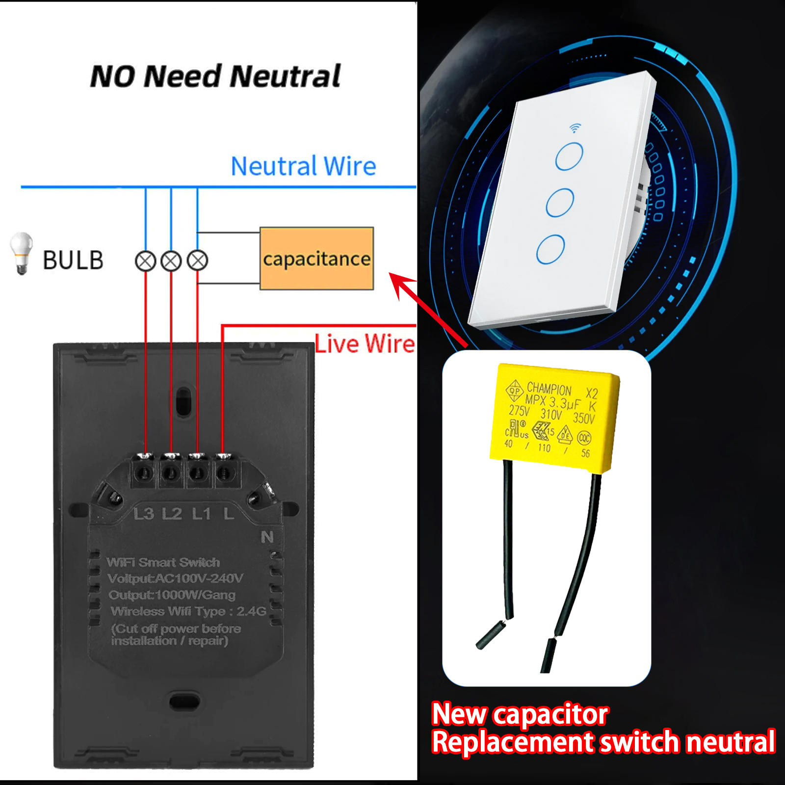 Polypropylene Film capacitor 3 - Copolymer Line recensione e prezzo
