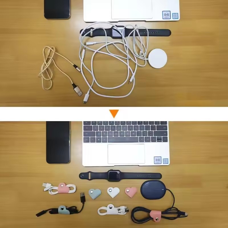 Mini Heart Shape Cable Organiz - Tippet Line recensione e prezzo