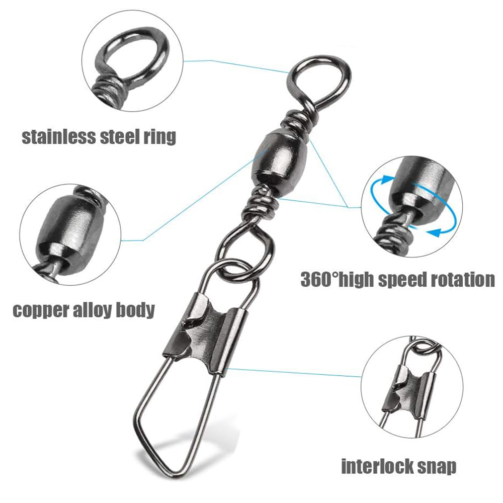 50Pcs Stainless Steel Snap Swi - Freshwater Line recensione e prezzo
