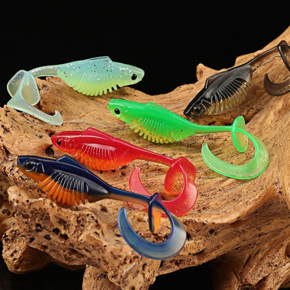10PCS PVC Fishing Soft Lures 6 - Ice Fishing Line recensione e prezzo