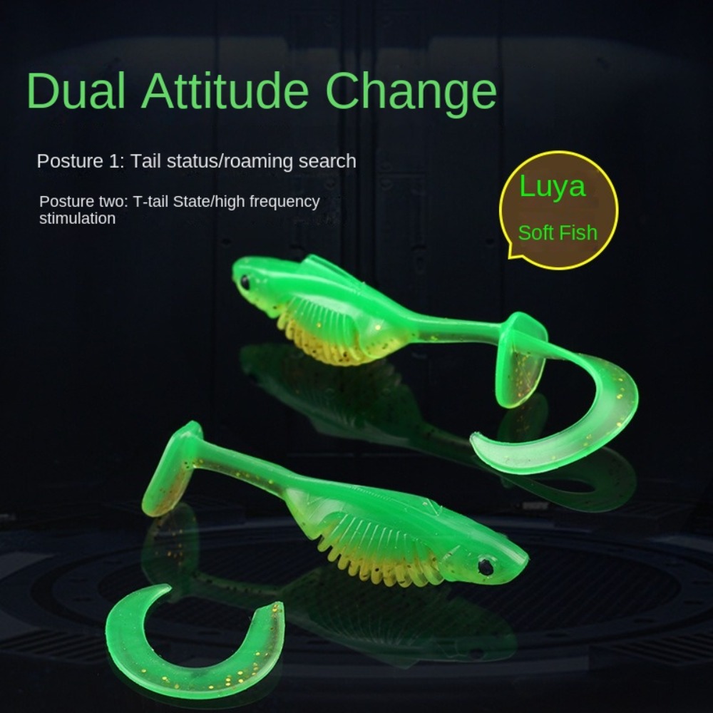 10PCS PVC Fishing Soft Lures 6 - Ice Fishing Line recensione e prezzo