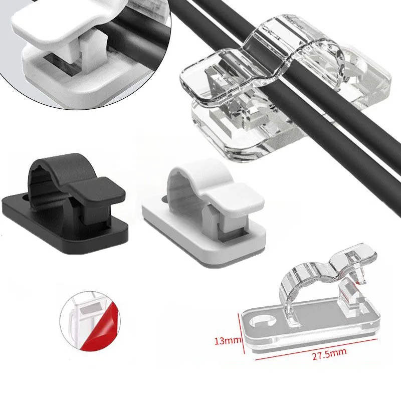 10/50PCS Cable Organizer Clips - Tippet Line recensione e prezzo
