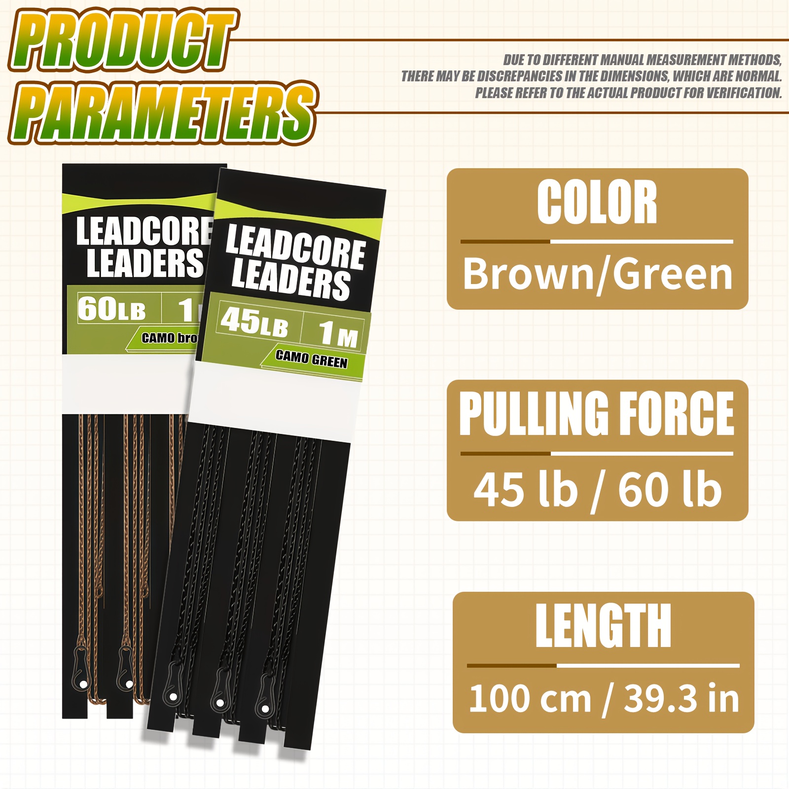 Carp Fishing Leadcore Leaders  - Leader Line recensione e prezzo