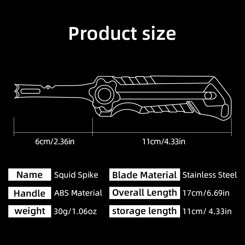 Squid Knife Stainless Steel Li - Freshwater Line recensione e prezzo