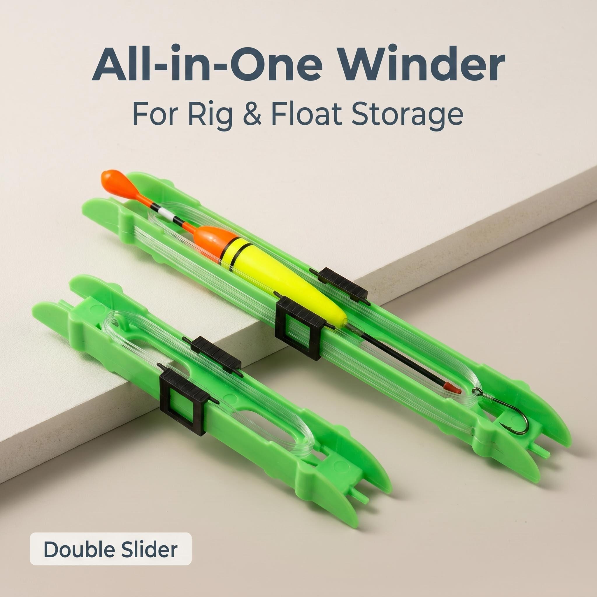 HIRISI 10Pcs Double Slider Fis - Fishing Line Winder recensione e prezzo