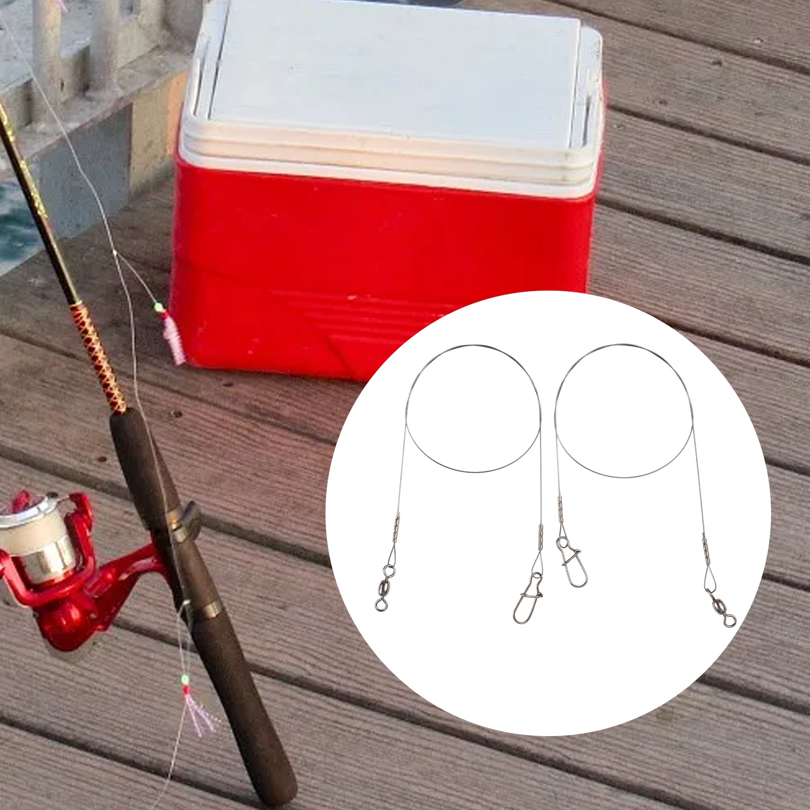 2pc Fishing Titanium Wire Lead - Fishing Line Winder recensione e prezzo