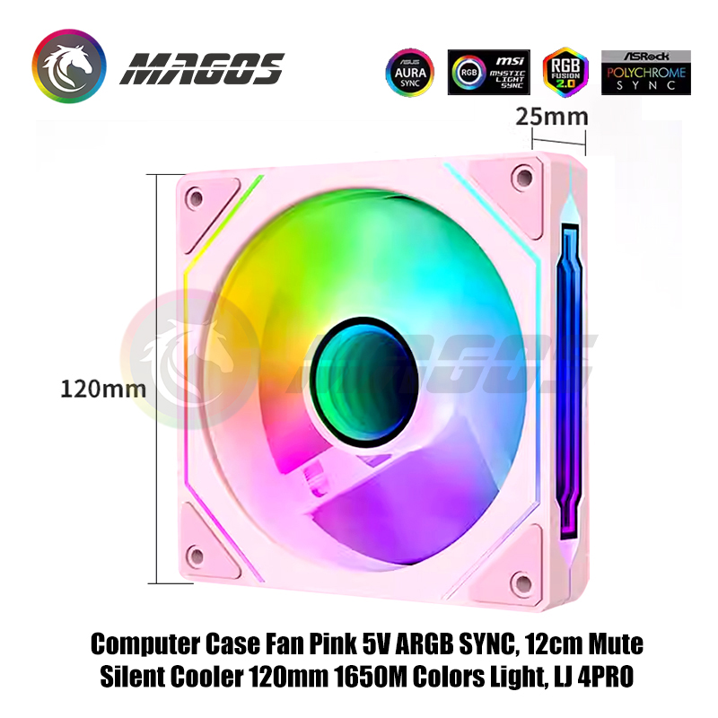 Computer Case Fan Pink 5V ARGB - Fly Line recensione e prezzo