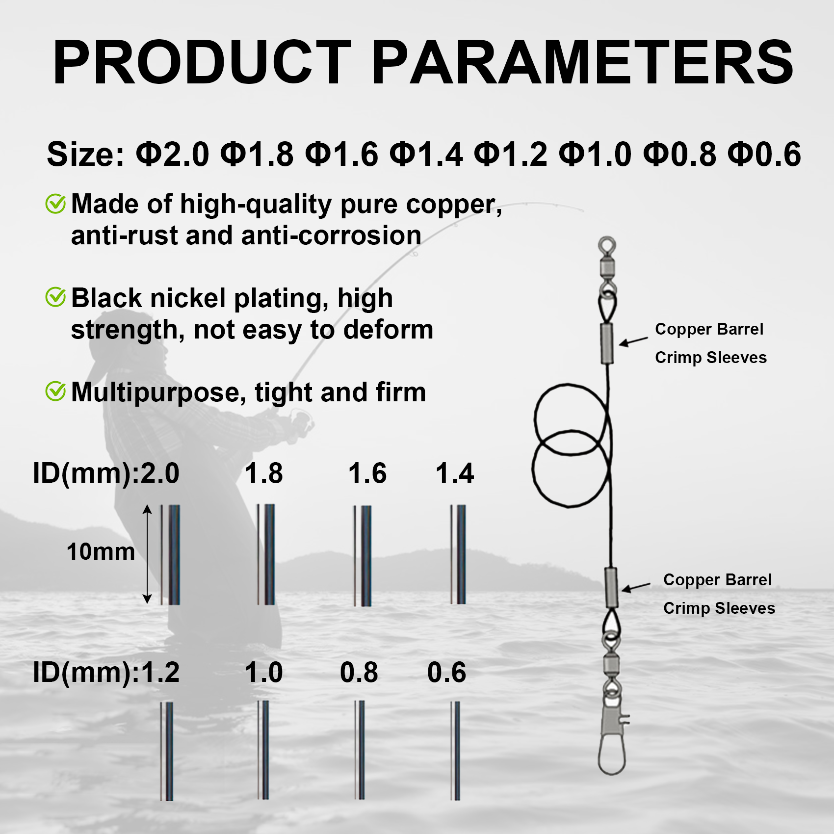 Aventik 100-240pcs Fishing Bar - Leader Line recensione e prezzo