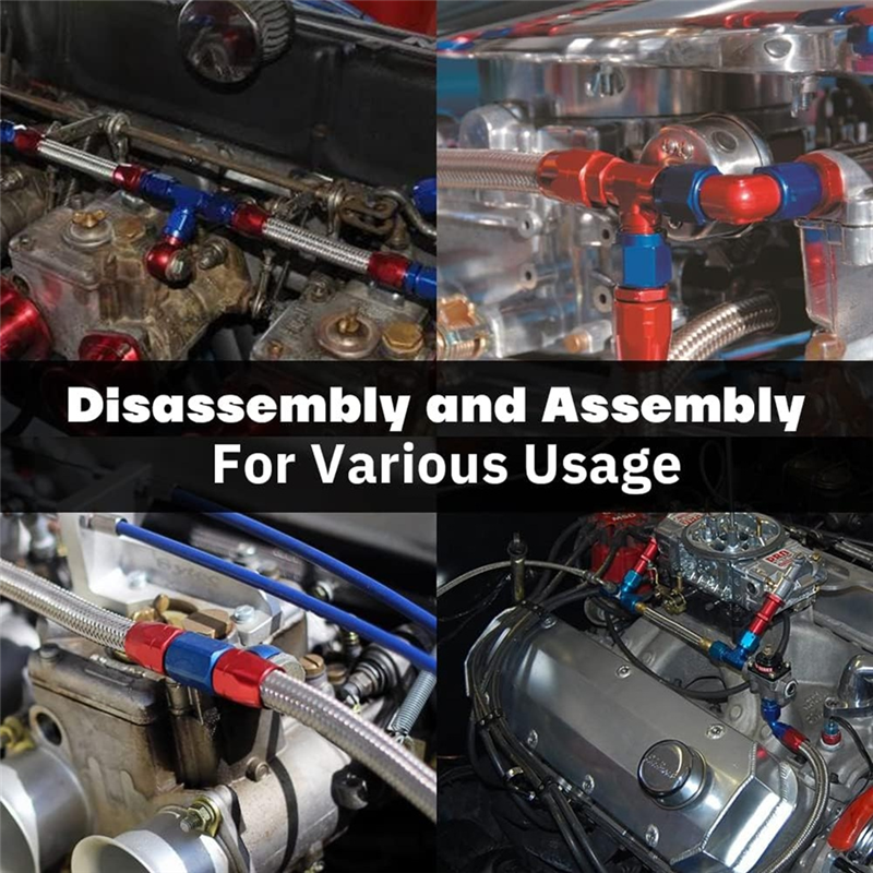 8AN Dual Feed Fuel Line To 7/8 - Braided Line recensione e prezzo