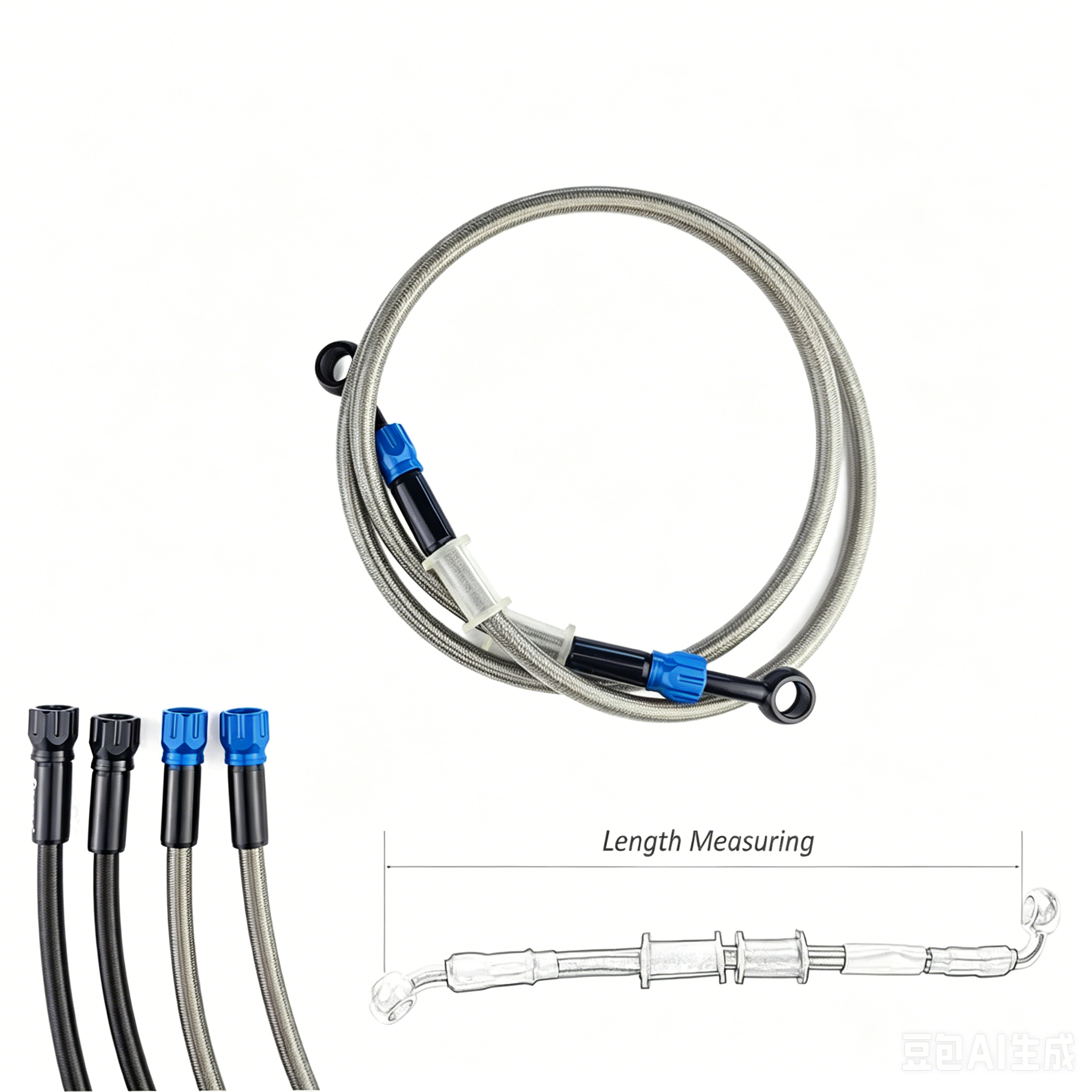 Motorcycle Brake Hose AN3 Brai - Braided Line recensione e prezzo