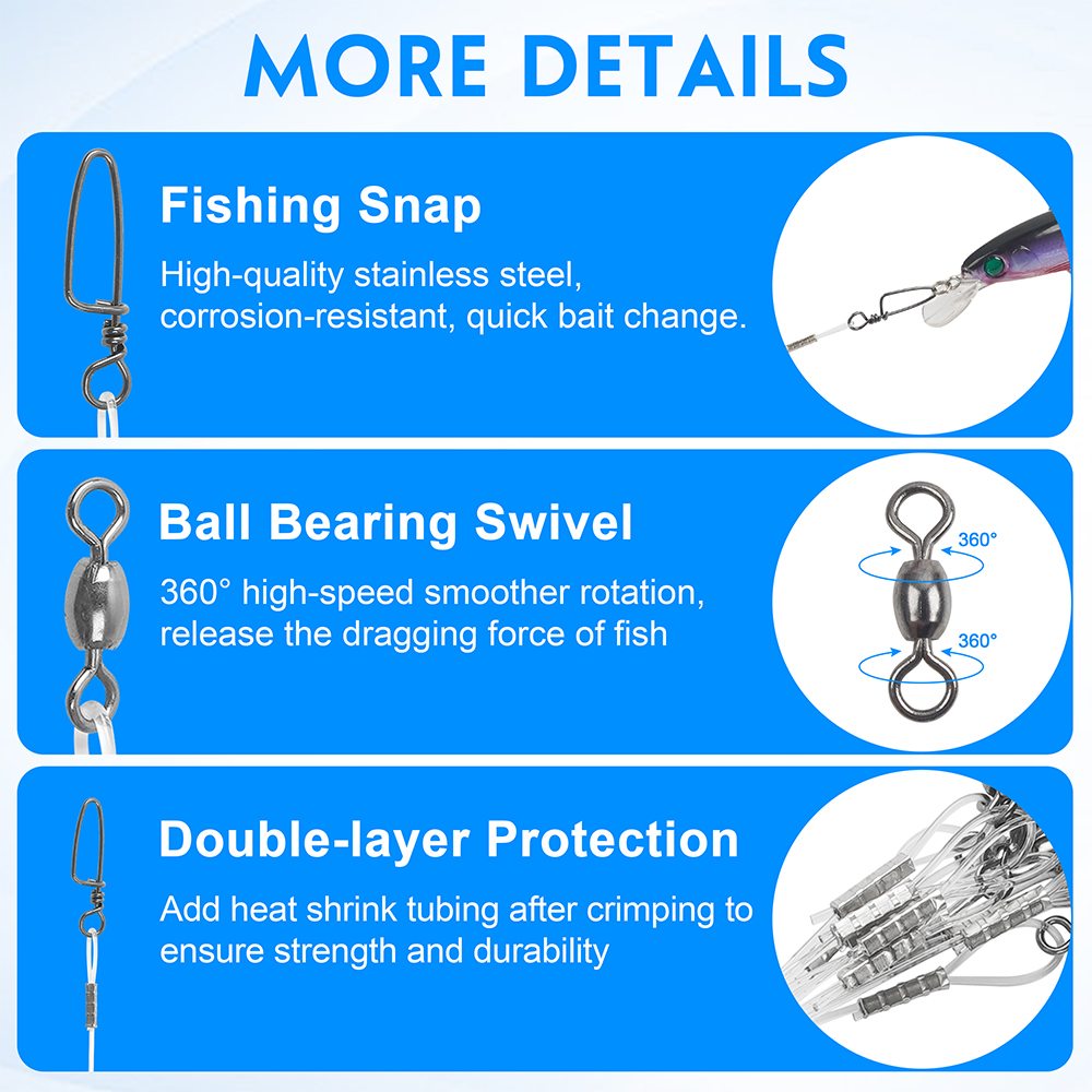 10Pcs Fluorocaron Fishing Lead - Fluorocarbon Line recensione e prezzo