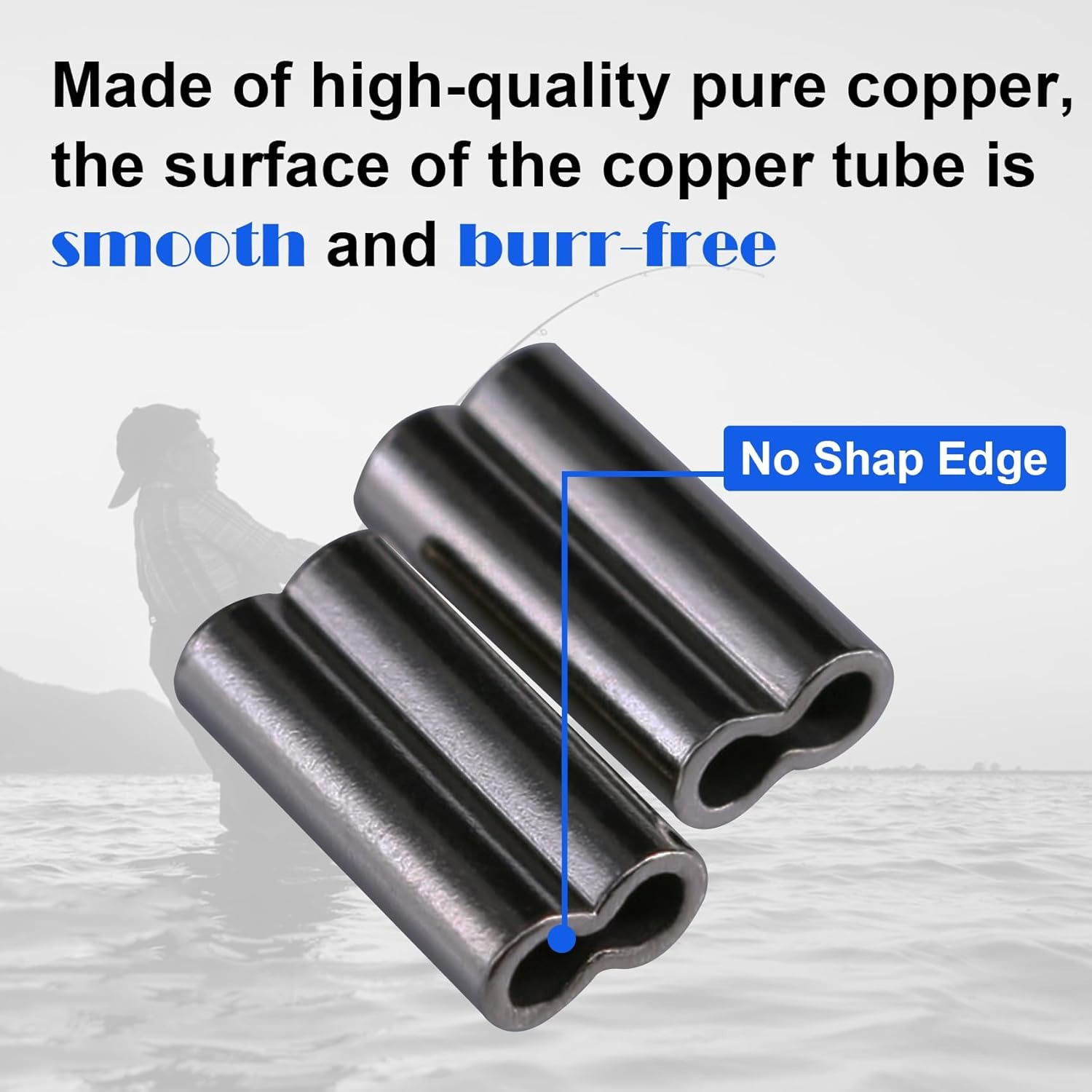 Copper Double Barrel Crimp Sle - Leader Line recensione e prezzo