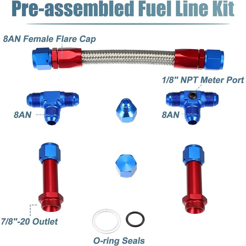 4150 Carburetor Fuel Line Kit  - Braided Line recensione e prezzo