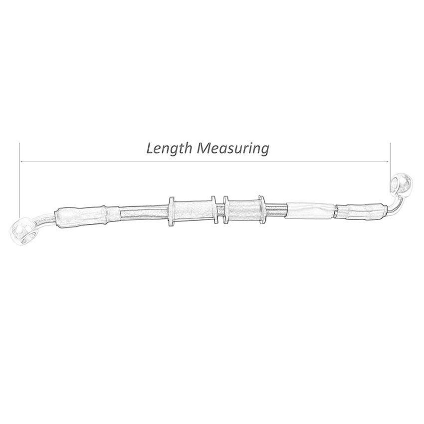 400mm-2400mm Brake Hose Hydrau - Braided Line recensione e prezzo