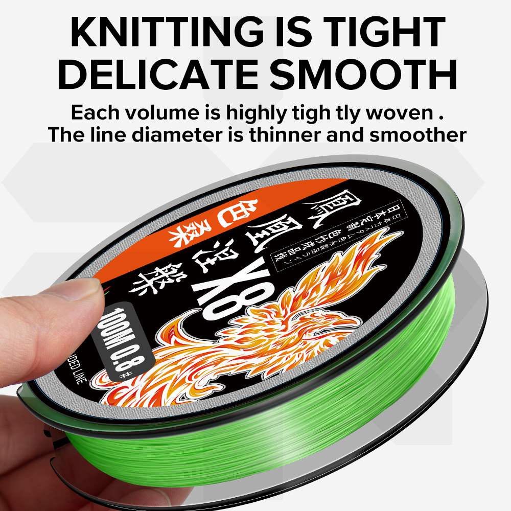 ZUKIBO Phoenix 8 Strand PE Bra - Ice Fishing Line recensione e prezzo