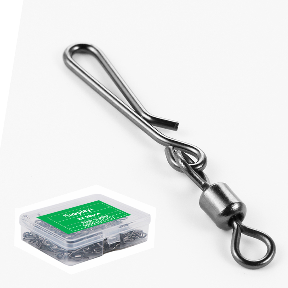 50pcs Box Rolling Swivel With  - Fishing Line Box recensione e prezzo